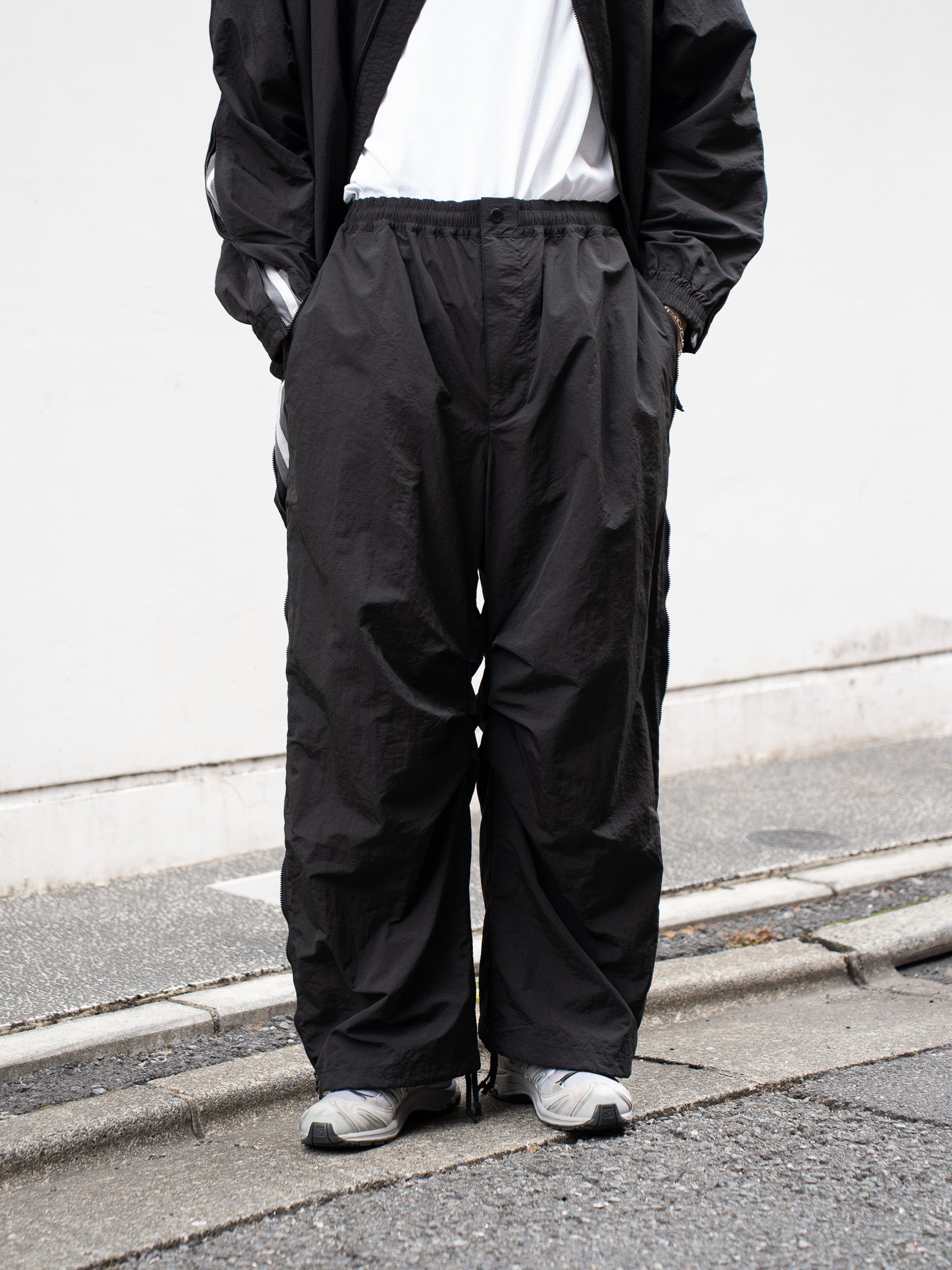 パンツ refomed FRESH MAN JACKE PANTS BLACK refomed / FRESH MAN JACKE PANTS -BLACK-｜aIbn公式通販