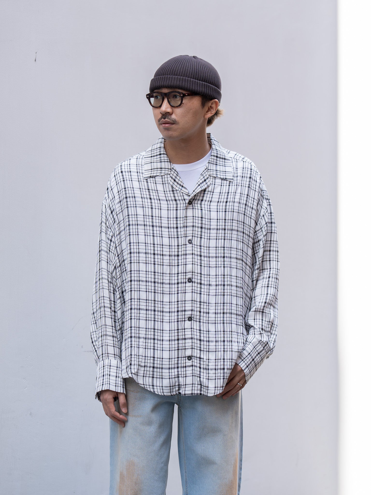 ROLD SKOV / SIMPLY SHIRT -DARK CHECK-｜aIbn公式通販