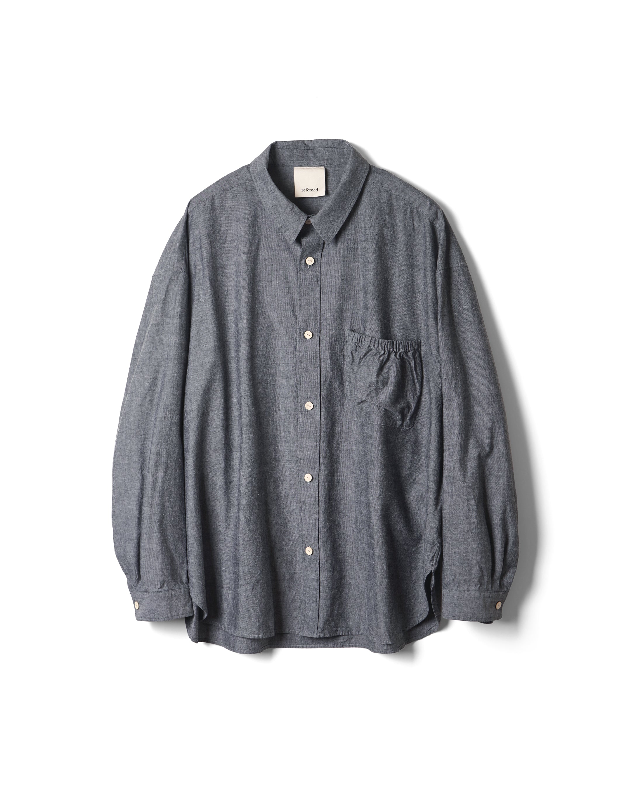 refomed(リフォメッド) / WRIST PATCH WIDE SHIRT