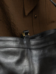 【預計12月中旬到貨】CCU / 皮革報紙包 L-BLACK-