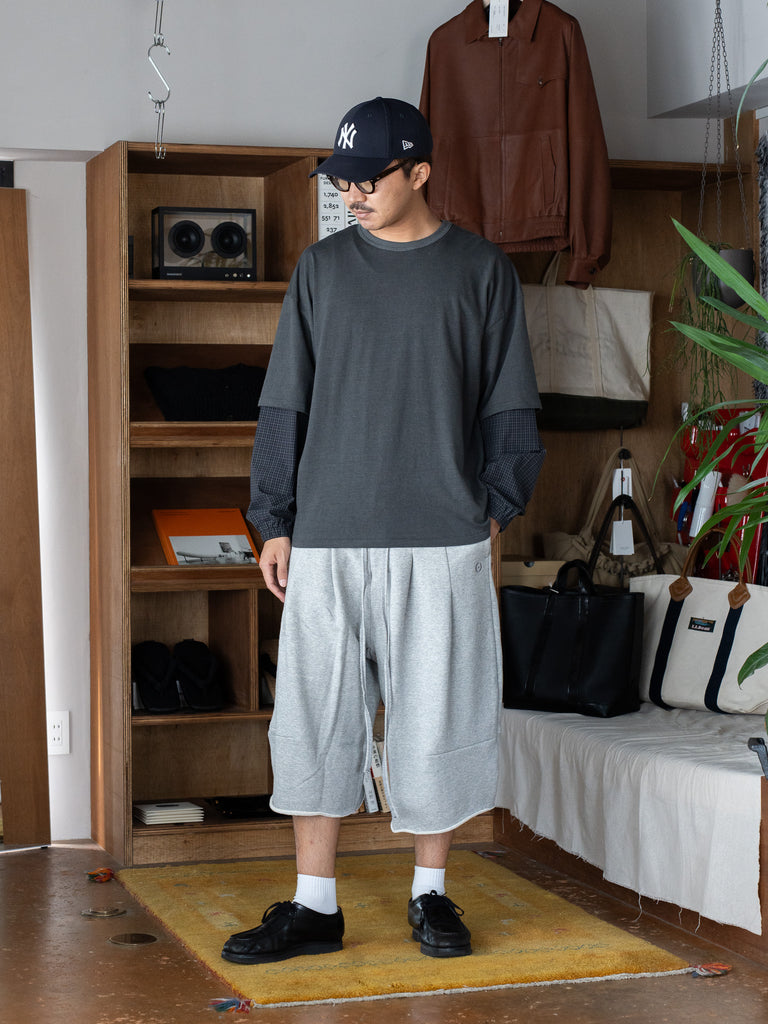 SHINYAKOZUKA / ORDINARY HOME BAGGY SHORTS -HEATHER-