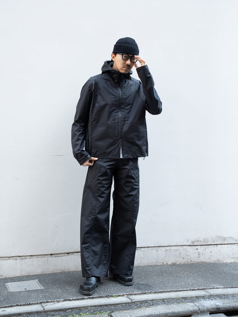 [25ss] OPPOSE DUALITY / 短派克大衣 3L 尼龍-黑色-