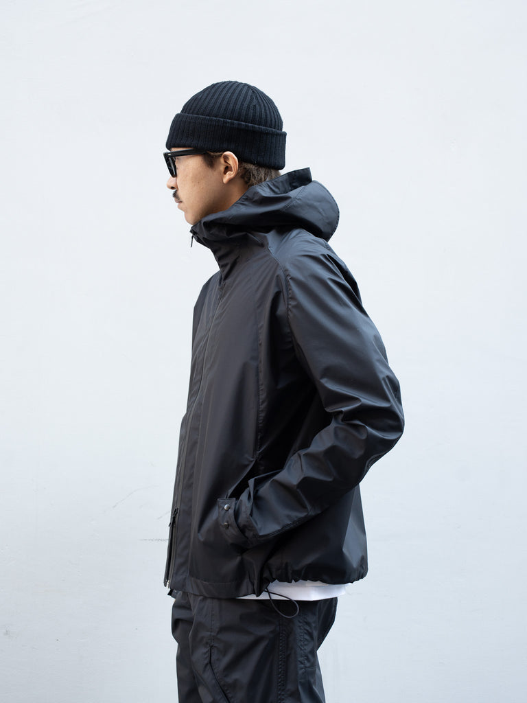 [25ss] OPPOSE DUALITY / 短派克大衣 3L 尼龍-黑色-