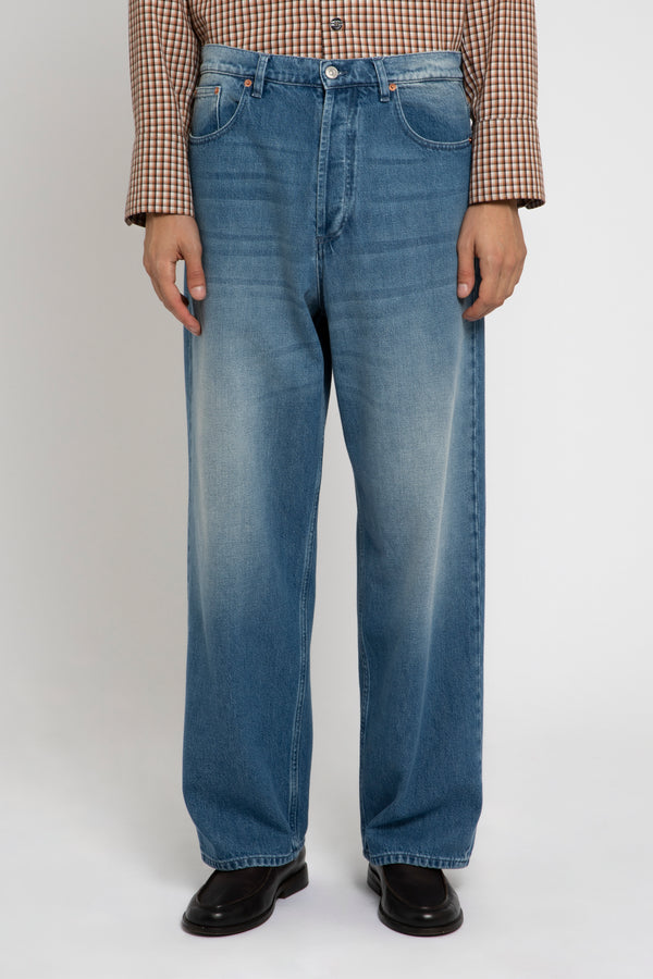 ROLD SKOV / BOWIE-Light Wash- (WIDE DENIM PANT)