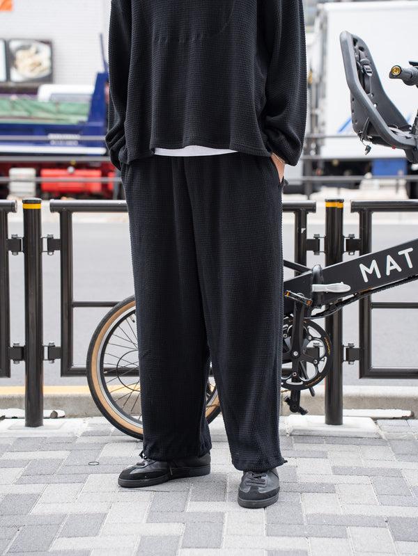 refomed /  AZEAMI THERMAL PANTS - BLACK-