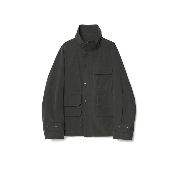 IRENISA / MODIFIED SLEEVE ZIP BLOUSON -CHARCOAL-｜aIbn公式通販