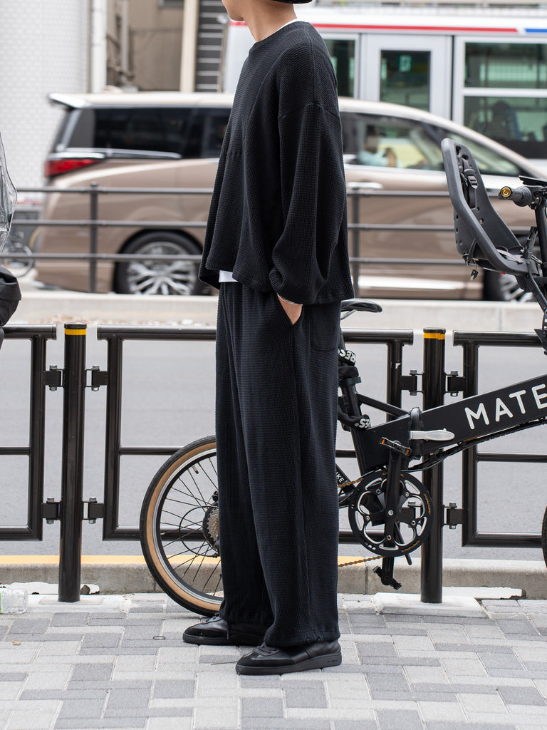 refomed / AZEAMI THERMAL PANTS - BLACK-