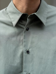 nonnotte / Oversized Shirt -Mulled Basil-