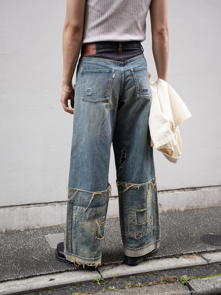 【預計3月中旬到貨】SUGARHILL / STRATUM DENIM PANTS WIDE CUT