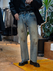 refomed / RIGHT HANDED DENIM PANTS “USED”-USED-