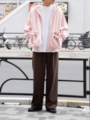 refomed / "KINCHAKU" ZIPUP HOODIE -PINK-