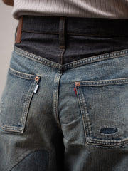 【預計3月中旬到貨】SUGARHILL / STRATUM DENIM PANTS WIDE CUT