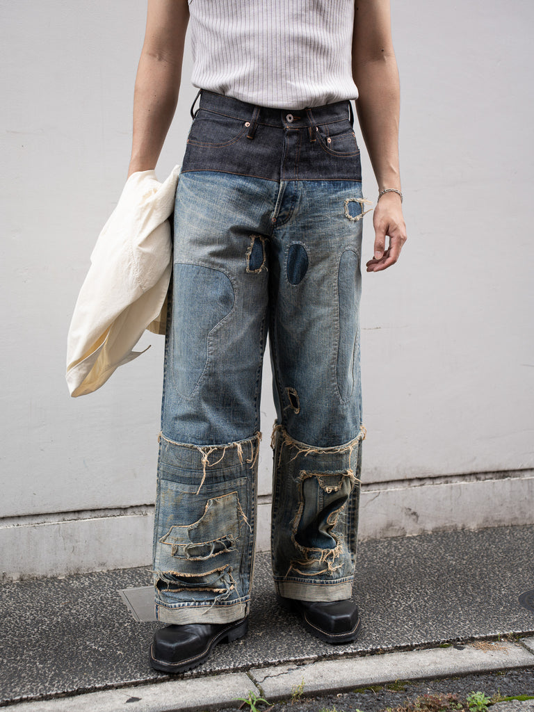 【預計3月中旬到貨】SUGARHILL / STRATUM DENIM PANTS WIDE CUT