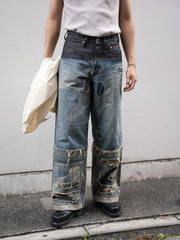 【預計3月中旬到貨】SUGARHILL / STRATUM DENIM PANTS WIDE CUT