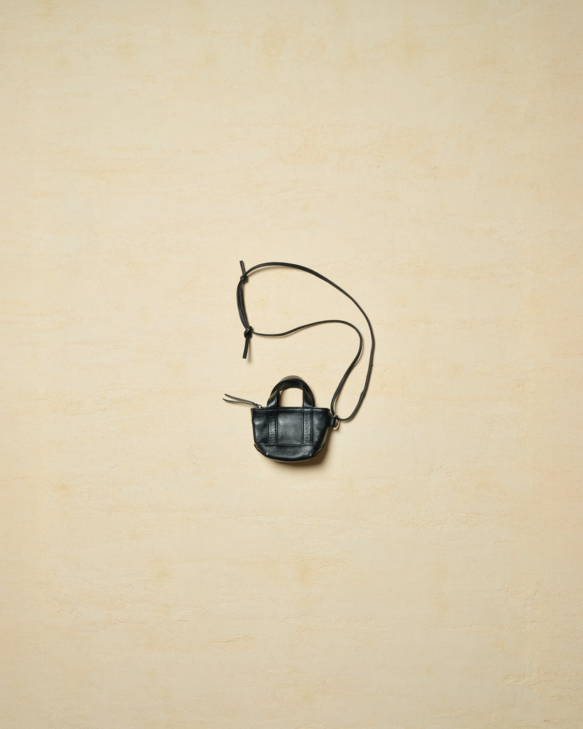 CCU / MINI TOTE BAG -BLACK-