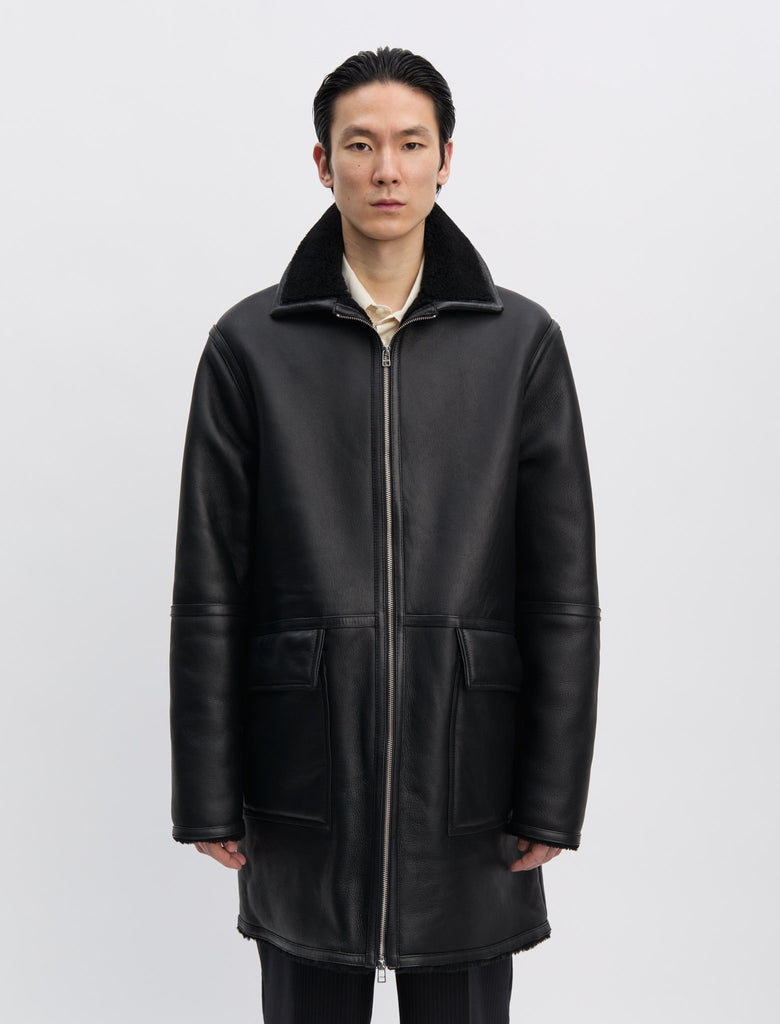 ANOTHER ASPECT / ANOTHER Shearling Jacket 1.0 -Black-