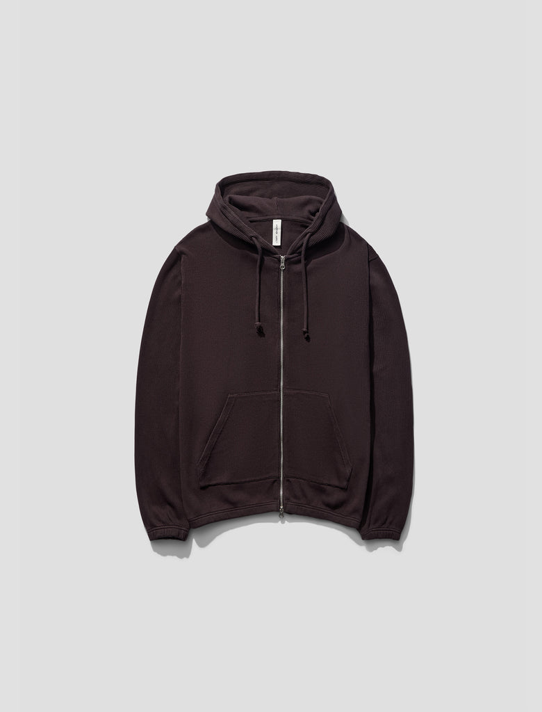 ANOTHER ASPECT / ANOTHER Zip Hoodie 1.0 -Dark Brown-