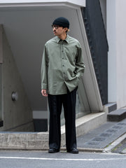 nonnotte / Oversized Shirt -Mulled Basil-