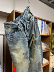 [Scheduled to arrive in September] refomed / RIGHT HANDED DENIM PANTS “USED”-USED-