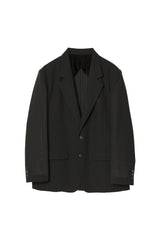 IRENISA / LOW GORGE TAILORED JACKET -D.GRAY-