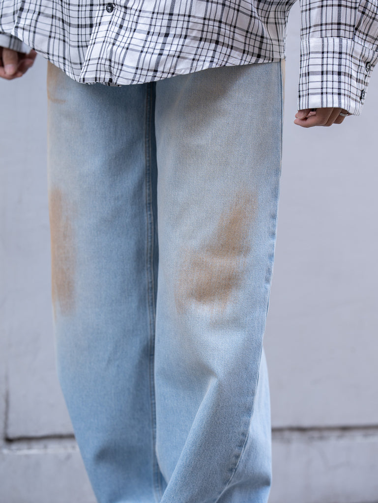 ROLD SKOV / WIDE DENIM PANTS -DIRTY-