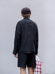 ROLD SKOV / BAT FIT SHIRT -BLACK-