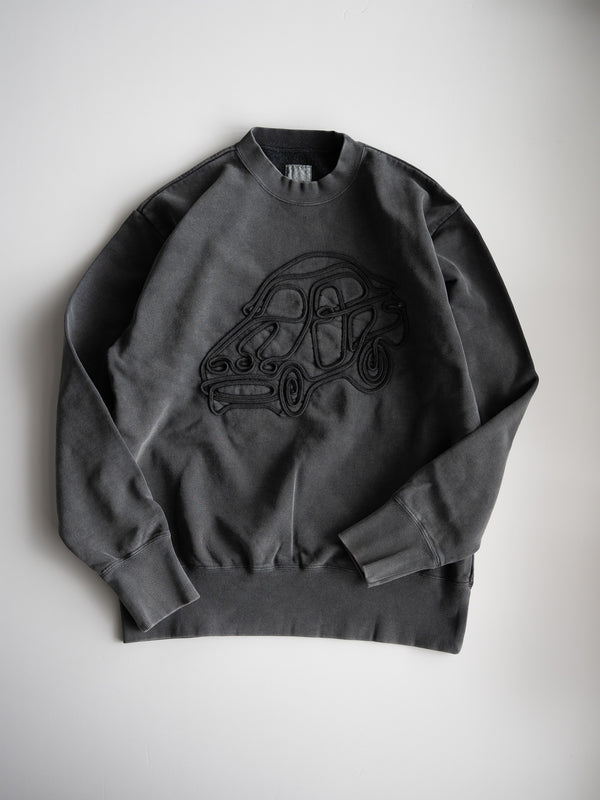 fluss / Old Car Sweat Shirts-grey-