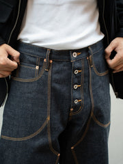 SUGARHILL / CLASSIC DOUBLE KNEE DENIM PANTS -RIGID-