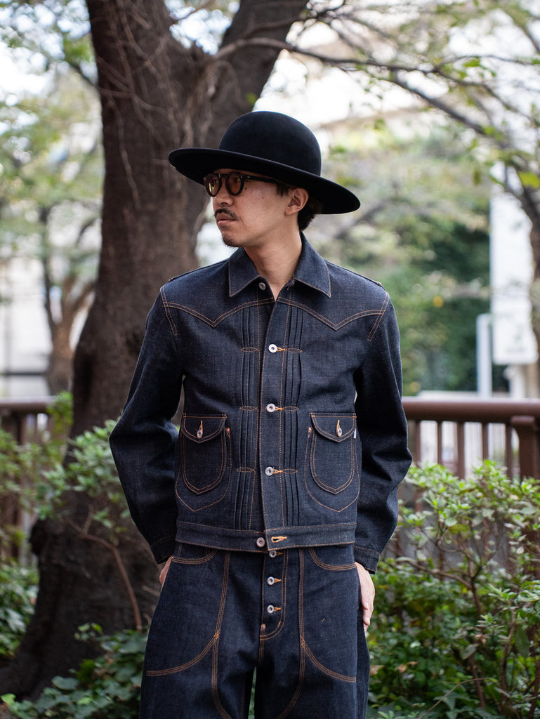 山田レンさん着用】SUGARHILL SELVAGE DENIM JACKET | nate-hospital.com