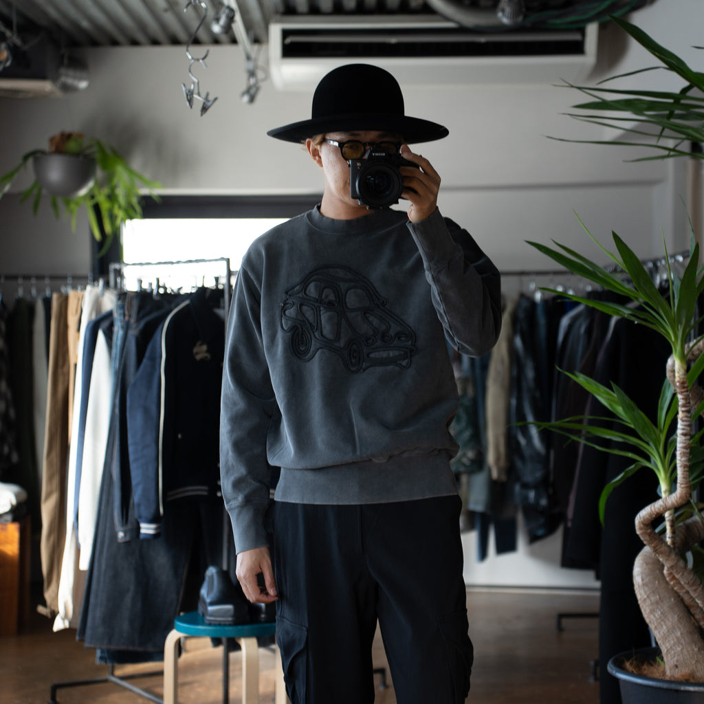 fluss / Old Car Sweat Shirts-grey-