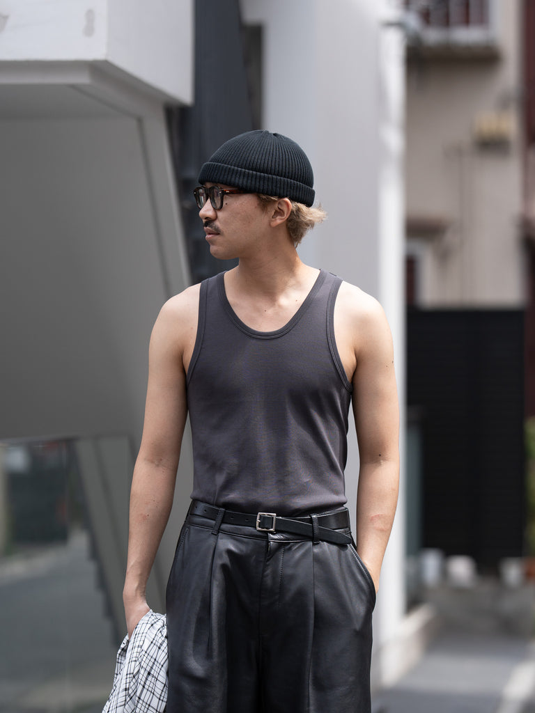 【4/18(土)発売】ULTERIOR / TUBULAR TANK TOP -WHITE, BLACK, GREY, KHAKI GREY-