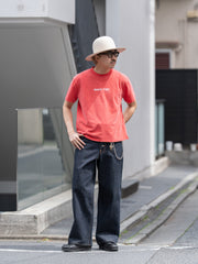 [Scheduled to arrive in August] refomed / WASTE THERMAL TEE-BLACK-