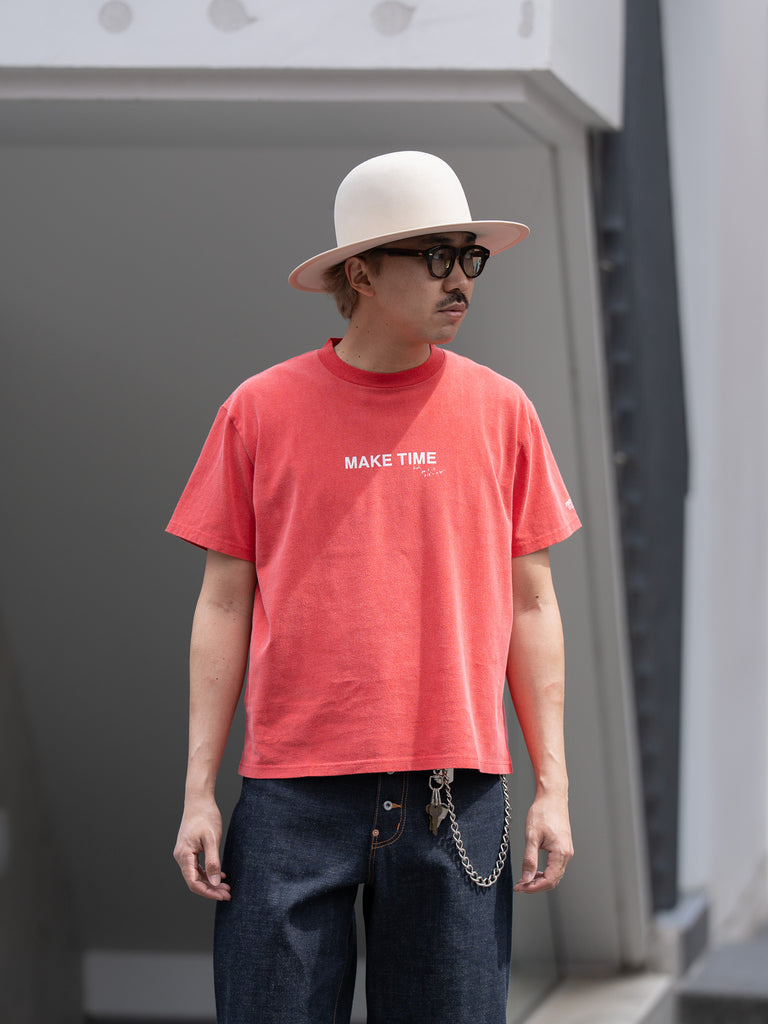 [Scheduled to arrive in August] refomed / WASTE THERMAL TEE-BLACK-