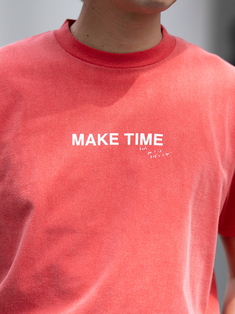 [Scheduled to arrive in August] refomed / WASTE THERMAL TEE-BLACK-