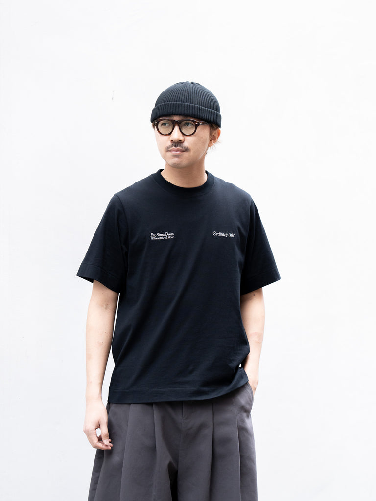 SHINYAKOZUKA / ORDINARY S/S TEE -BLACK-