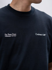 SHINYAKOZUKA / ORDINARY S/S TEE -BLACK-