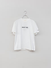 [Scheduled to arrive in August] refomed / WASTE THERMAL TEE-BLACK-