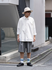 nonnotte / Oversized Shirt -White-