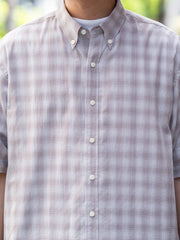 refomed / FRESH MAN S/S SHIRT "CHECK" -BEIGE-