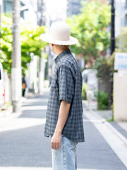 refomed / FRESH MAN S/S SHIRT "CHECK" -BLACK-