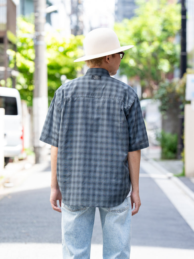 refomed / FRESH MAN S/S SHIRT "CHECK" -BLACK-