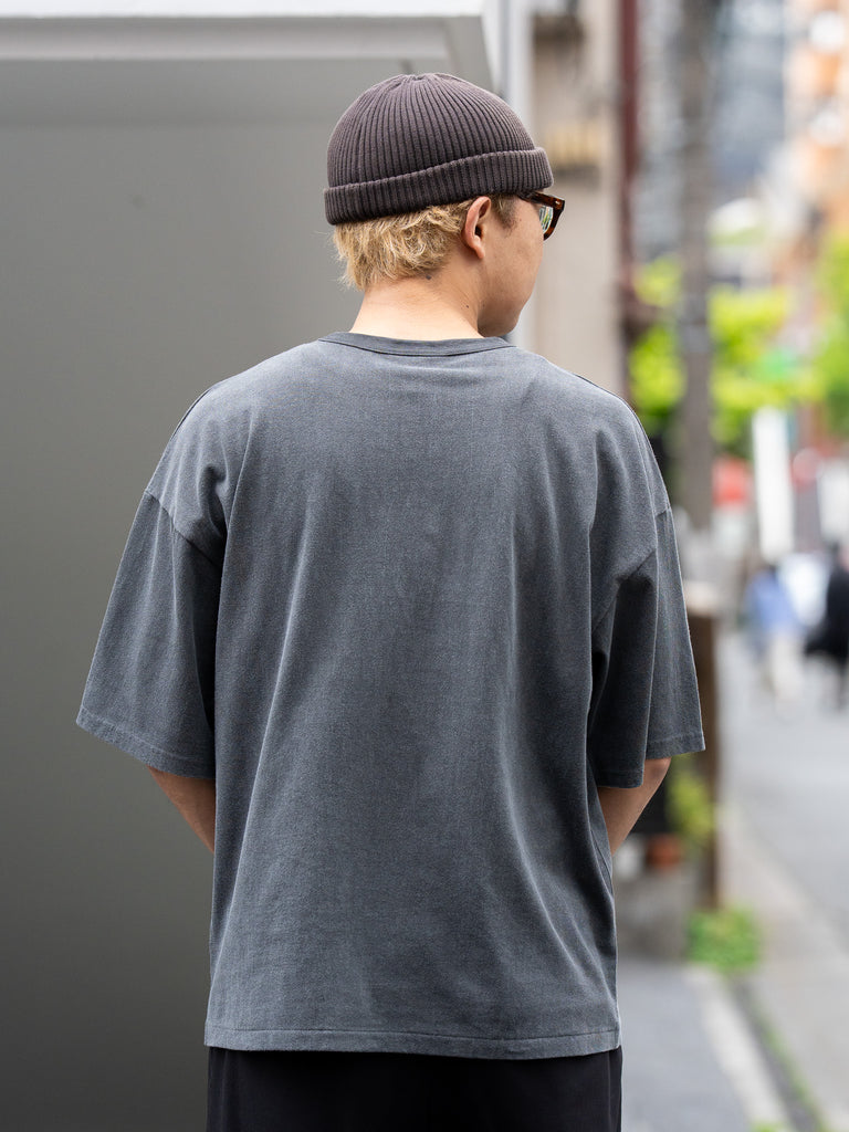 [Scheduled to arrive in August] refomed / WASTE THERMAL TEE-BLACK-