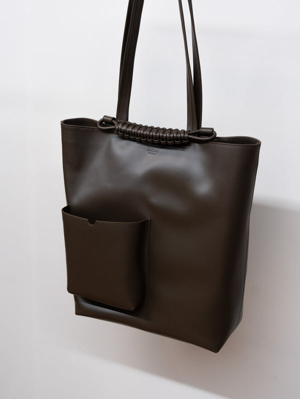 SAGAN Vienna / PAZAR BOOK TOTE BAG -Truffle-