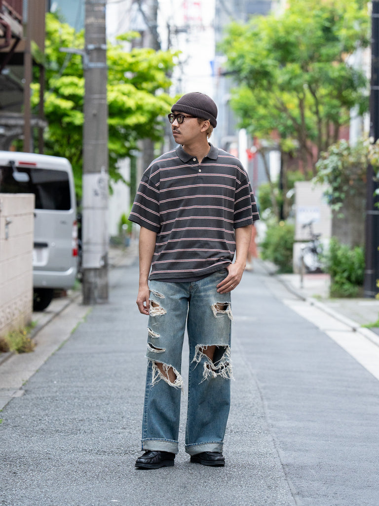 [Scheduled to arrive in August] refomed / WASTE THERMAL TEE-BLACK-