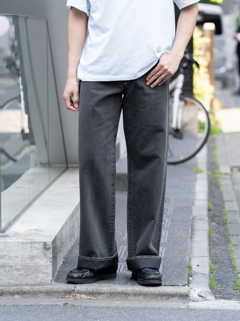 [Scheduled to arrive in October] SUGARHILL / MODERN DENIM TROUSERS WIDE CUT -RIGID-