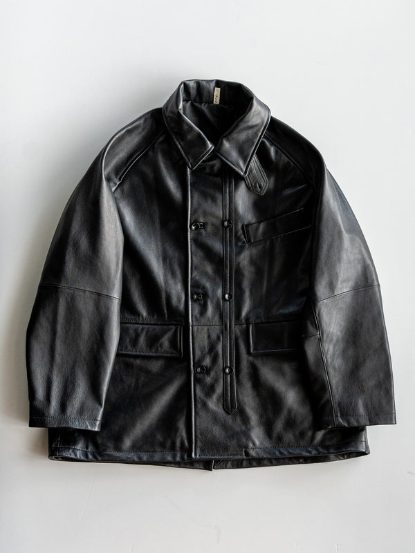 CCU / “LC” COVERALL SHIRT -BLACK-