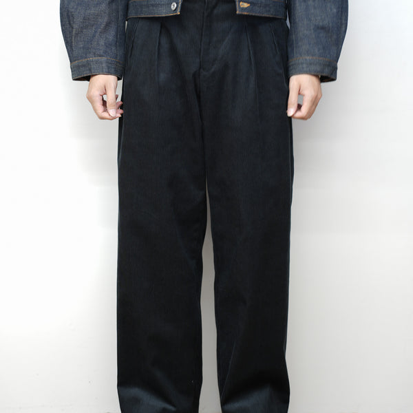 パンツ INTERIM UK CORDUROY DEEP 2-TUCK TROUSERS パンツ INTERIM UK CORDUROY DEEP 2-TUCK TROUSERS INTERIM UK