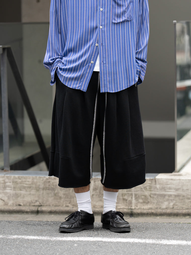 SHINYAKOZUKA / ORDINARY HOME BAGGY SHORTS -BLACK-