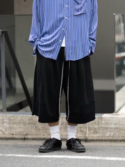 SHINYAKOZUKA / ORDINARY HOME BAGGY SHORTS -BLACK-