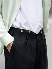 Gurank / CLOX G-slick pants -BLK-